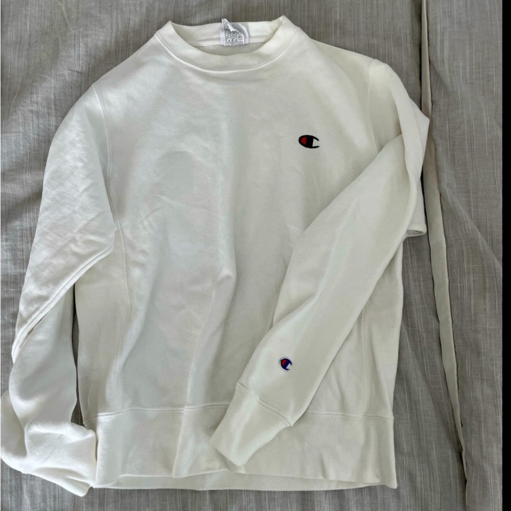 White champion crew sweatshirt